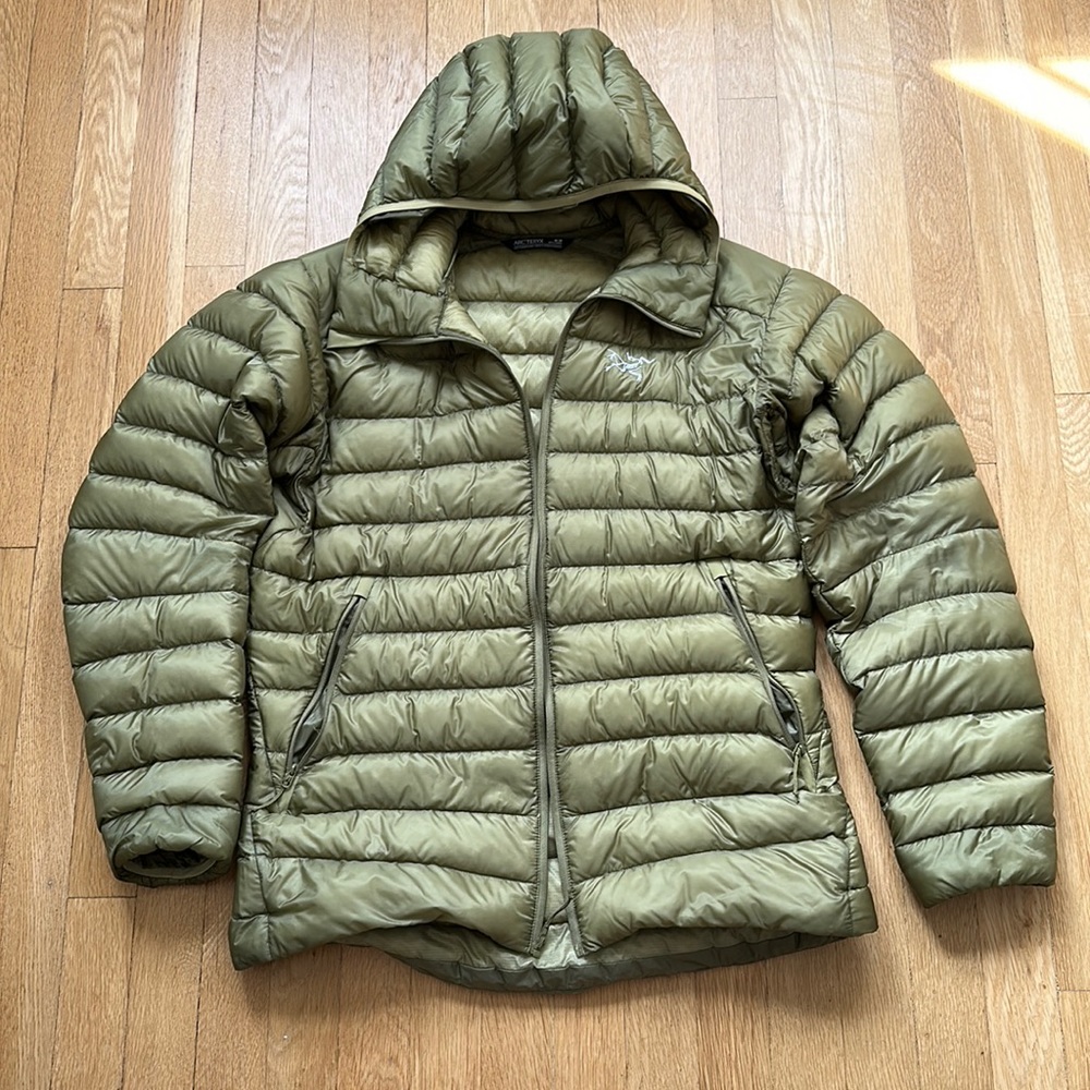 Arcteryx cerium hooded down jacket